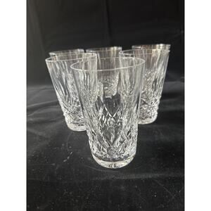 Waterford Crystal Kenmare 12oz Flat tumbler highball lot of 6